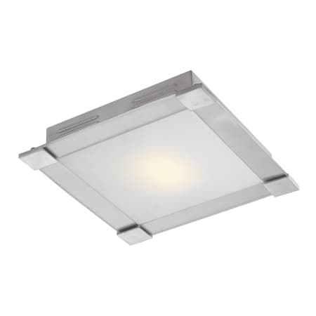 A large image of the Access Lighting 50058-CFL Brushed Steel / Opal