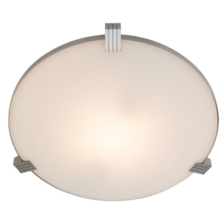 A large image of the Access Lighting 50069-CFL Brushed Steel / White