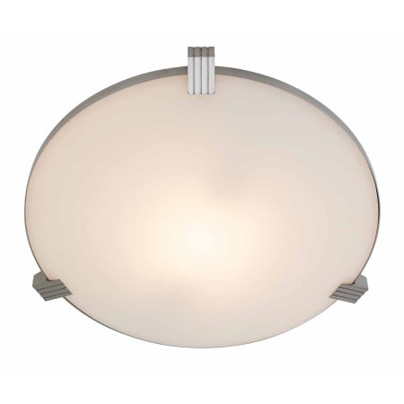 A large image of the Access Lighting 50070-CFL Brushed Steel / White