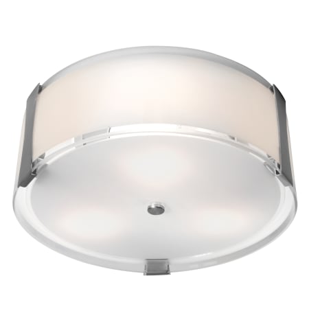 A large image of the Access Lighting 50120-CFL Brushed Steel / Opal