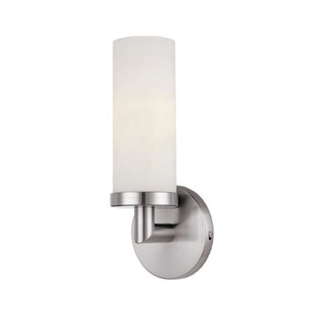 A large image of the Access Lighting 20441 Brushed Steel / Opal