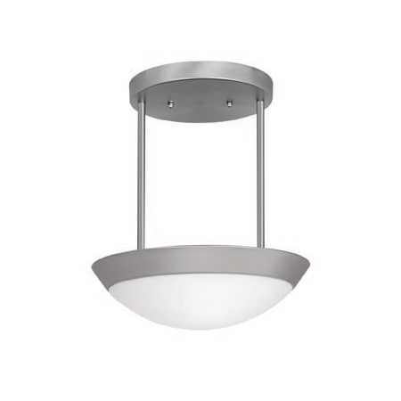 A large image of the Access Lighting 20639 Brushed Steel / Opal
