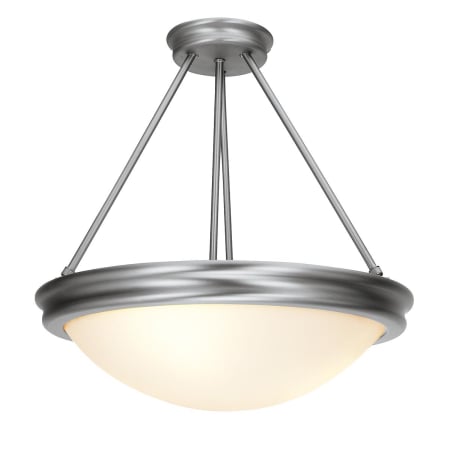 A large image of the Access Lighting 20730 Brushed Steel / Opal