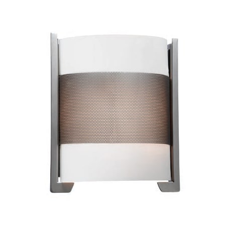A large image of the Access Lighting 20739 Brushed Steel / Opal