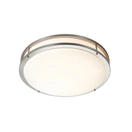 A large image of the Access Lighting 20740 Brushed Steel / Acrylic