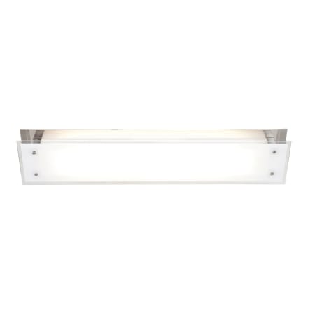 A large image of the Access Lighting 31027 Brushed Steel / Frosted