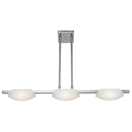 A large image of the Access Lighting 63957 Matte Chrome / Frosted