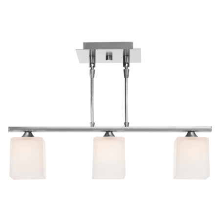 A large image of the Access Lighting 64013 Brushed Steel / Amber