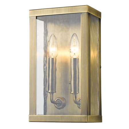 A large image of the Acclaim Lighting 1520 Acclaim Lighting-1520-Light On - Antique Brass