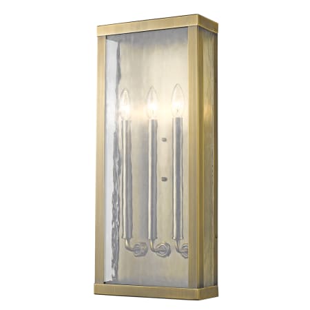 A large image of the Acclaim Lighting 1522 Acclaim Lighting-1522-Light On - Antique Brass