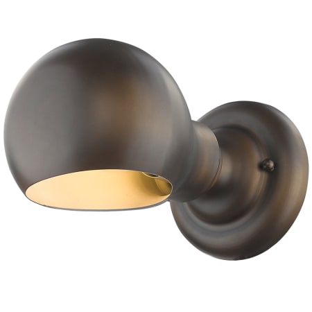 A large image of the Acclaim Lighting 1525 Acclaim Lighting-1525-Light On - Oil Rubbed Bronze