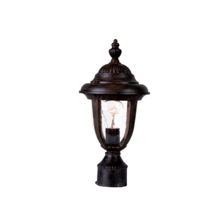 A large image of the Acclaim Lighting 3515 Black Coral / Clear Seeded Glass