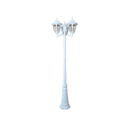 A large image of the Acclaim Lighting 5069 Textured White / Clear Seeded Glass