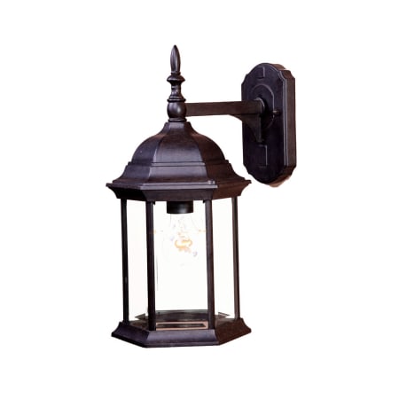 A large image of the Acclaim Lighting 5189 Black Coral / Clear Beveled Glass