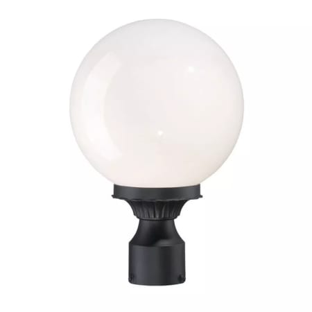 A large image of the Acclaim Lighting 5267 Matte Black with White Acrylic