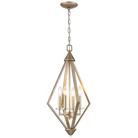 A large image of the Acclaim Lighting IN11315 Acclaim Lighting-IN11315-Light On - Washed Gold