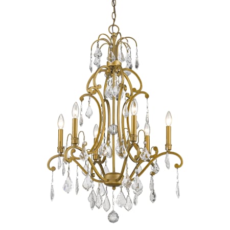 A large image of the Acclaim Lighting IN11356 Acclaim Lighting-IN11356-Light On - Antique Gold