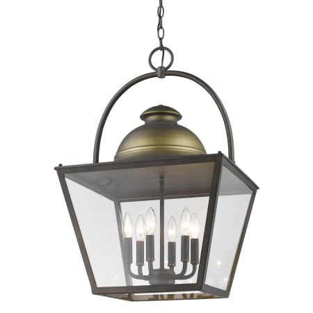 A large image of the Acclaim Lighting IN11366 Acclaim Lighting-IN11366-Light On - Oil Rubbed Bronze