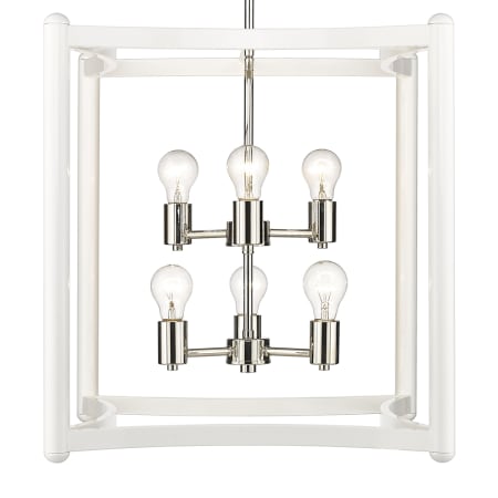 A large image of the Acclaim Lighting IN20041 White / Polished Nickel