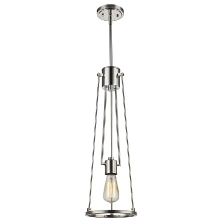 A large image of the Acclaim Lighting IN21204 Acclaim Lighting-IN21204-Light On - Polished Nickel