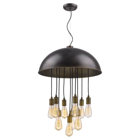 A large image of the Acclaim Lighting IN31215 Acclaim Lighting-IN31215-Light On - Oil Rubbed Bronze