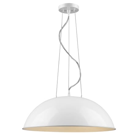 A large image of the Acclaim Lighting IN31450 Acclaim Lighting-IN31450-Light On - White