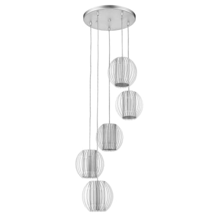 A large image of the Acclaim Lighting TP6300-5 Metallic Silver
