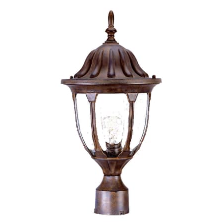 A large image of the Acclaim Lighting 5067 Burled Walnut / Clear Seeded Glass