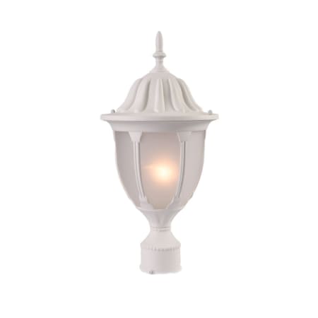 A large image of the Acclaim Lighting 5067 Textured White / Frosted Glass