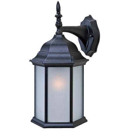 A large image of the Acclaim Lighting 5181 Matte Black / Frosted Glass