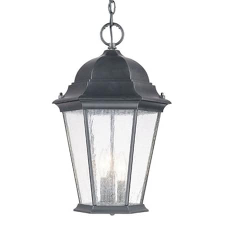 A large image of the Acclaim Lighting 5226 Matte Black / Clear Seeded Glass