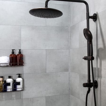 A large image of the ACP 535-WATERPROOF-SHOWER-KIT Frost Nickel 02