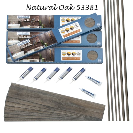 A large image of the ACP 540-WATERPROOF-WOODLOOK-TILE-KIT Natural Oak 53381