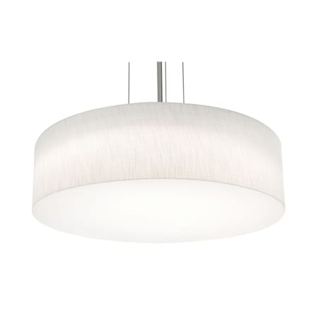 A large image of the AFX ANP2432L5AJUDSN Satin Nickel / Linen White / White