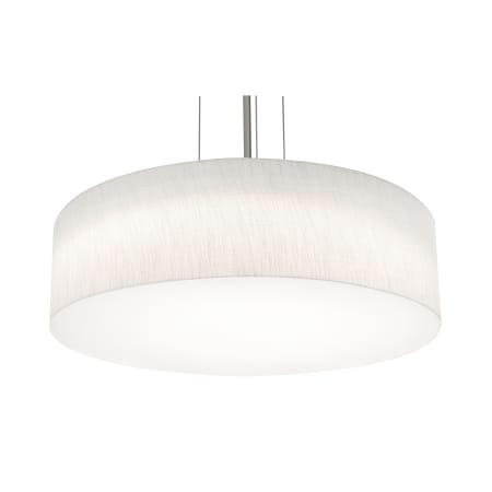 A large image of the AFX ANP2432MBSN Satin Nickel / Linen White / White