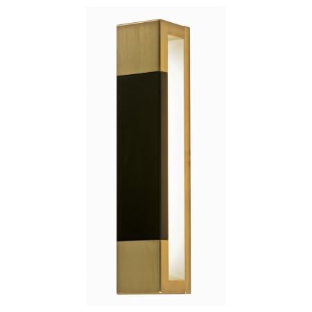 A large image of the AFX PTS3151200L30D1 Satin Brass / Black