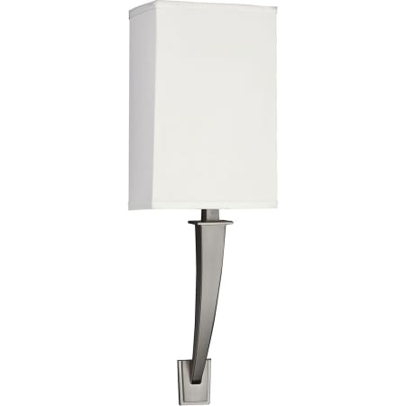 A large image of the AFX SHS061807LAJUD Satin Nickel / Linen Acrylic