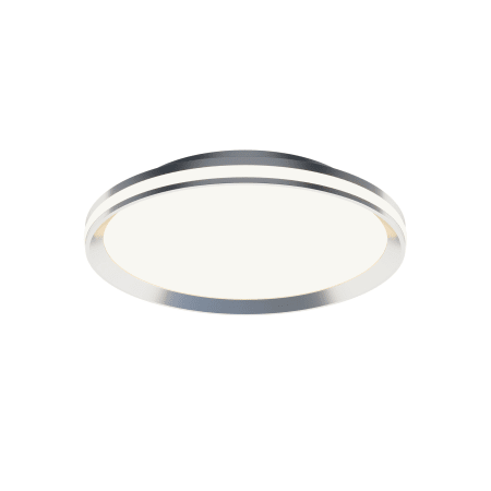 A large image of the AFX SNAF16LAJD1 Satin Nickel / White