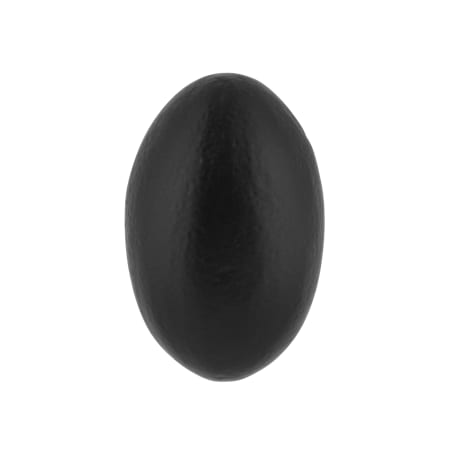 A large image of the Ageless Iron 600927 Rustic Black Cabinet Knob Front View