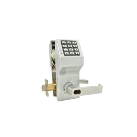 A large image of the Alarm Lock DL2700ICLD Satin Chrome