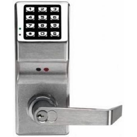 A large image of the Alarm Lock DL3000IC Satin Chrome