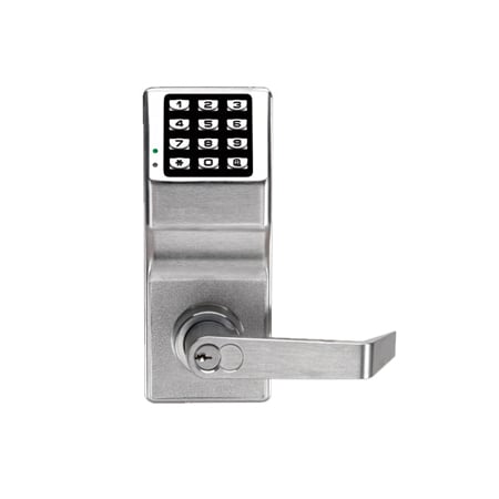 A large image of the Alarm Lock DL2700WP Satin Chrome