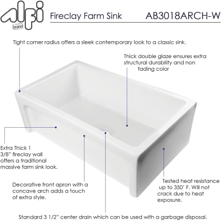 A large image of the ALFI brand AB3018ARCH Alternate Image