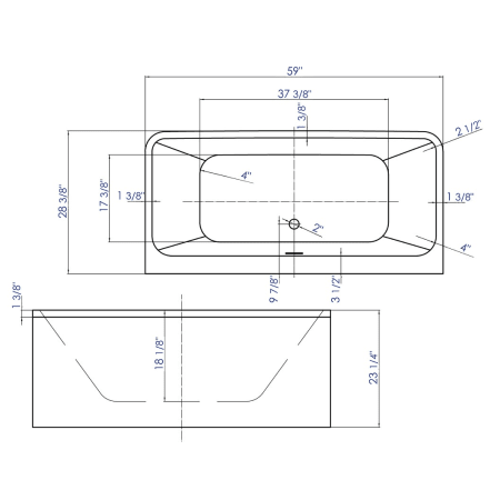 A large image of the ALFI brand AB8858 Alternate Image