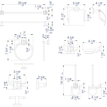 A large image of the ALFI brand AB9509 Alternate Image