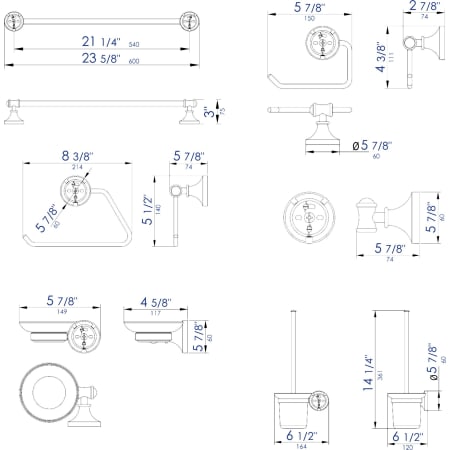 A large image of the ALFI brand AB9521 Alternate Image