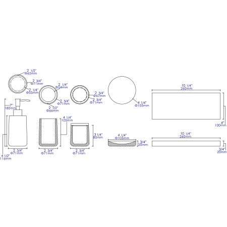 A large image of the ALFI brand ABCO1001 Alternate Image