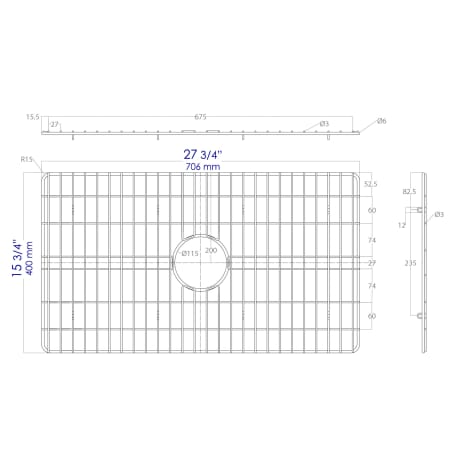 A large image of the ALFI brand ABGR30 Alternate View