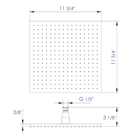 A large image of the ALFI brand LED12S Alternate Image