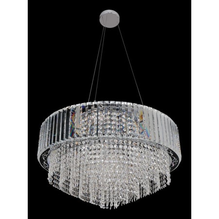 A large image of the Allegri 022750 Chrome / Clear Swarovski Elements